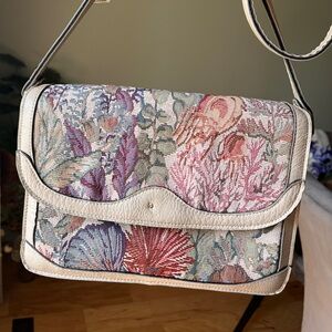 Vintage Cornell large needlepoint crossbody bag
